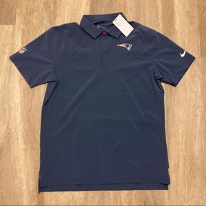 Men’s Nike Dri Fit NFL New England Patriots On-Field Short Sleeve Shirt Sz Lg